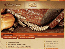 Tablet Screenshot of pekarnavacov.cz